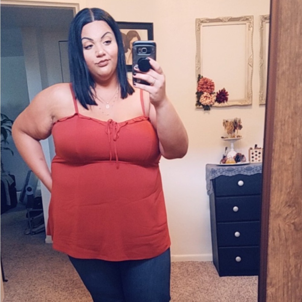 Torrid rust orange tank top